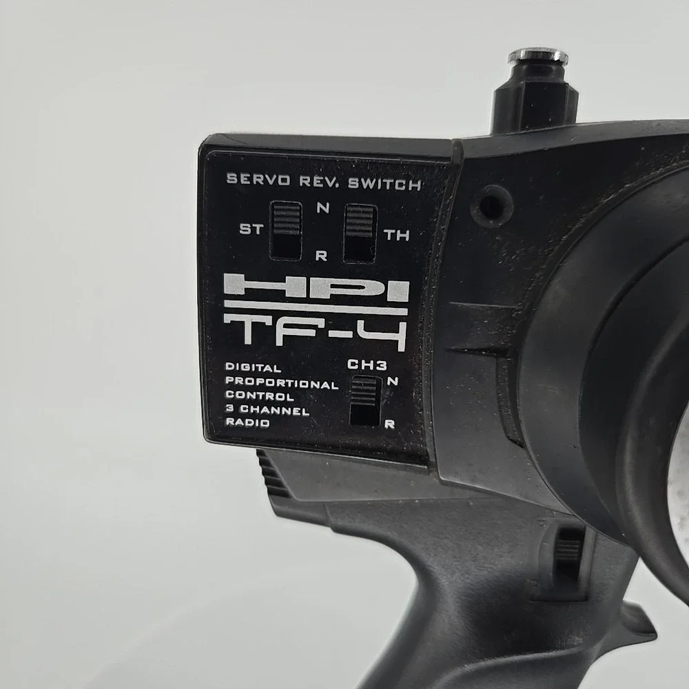 HPI racing‎ TF-4 3-Channel AM Radio Transmitter Untested For Parts Only